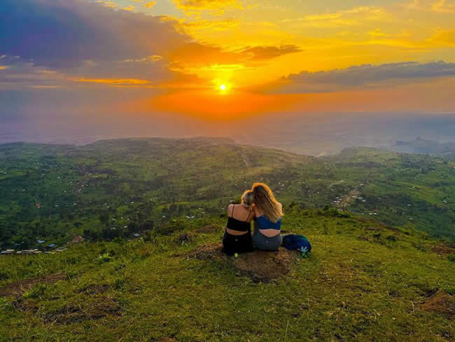 Sunset and Sunrise Walk in Sipi Falls